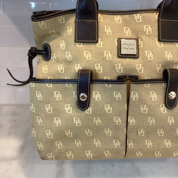 Dooney & Bourke Large Signature Monogram Logo June Bag - Picture 4 of 16